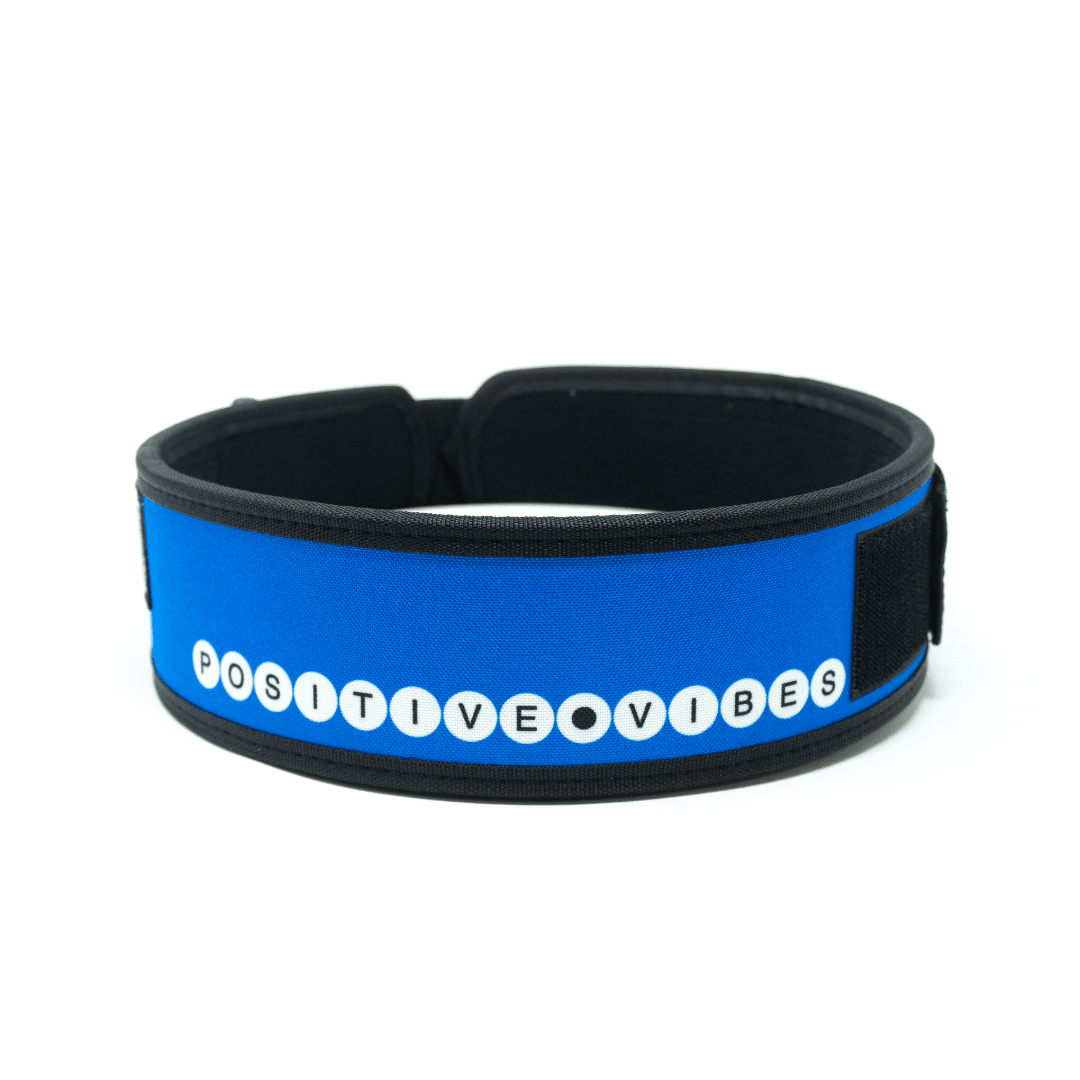 3" Petite Positive Vibes by Alexis Raptis Weightlifting Belt