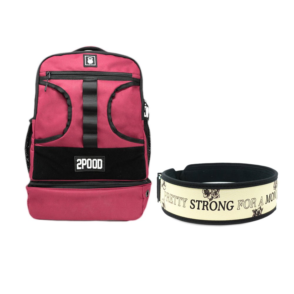 3" Pretty Strong for a Mom by Arielle Loewen Belt & Backpack 3.0 Bundle