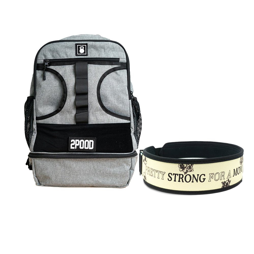 3" Pretty Strong for a Mom by Arielle Loewen Belt & Backpack 3.0 Bundle