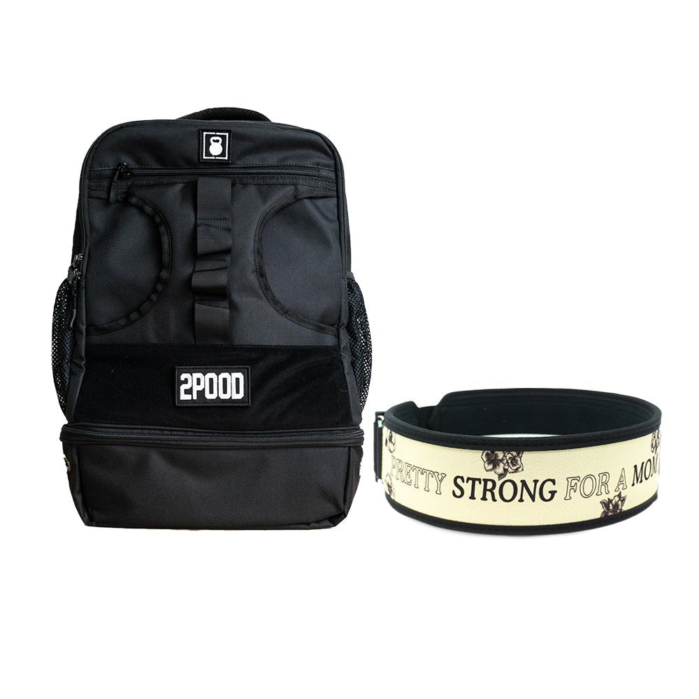 3" Pretty Strong for a Mom by Arielle Loewen Belt & Backpack 3.0 Bundle