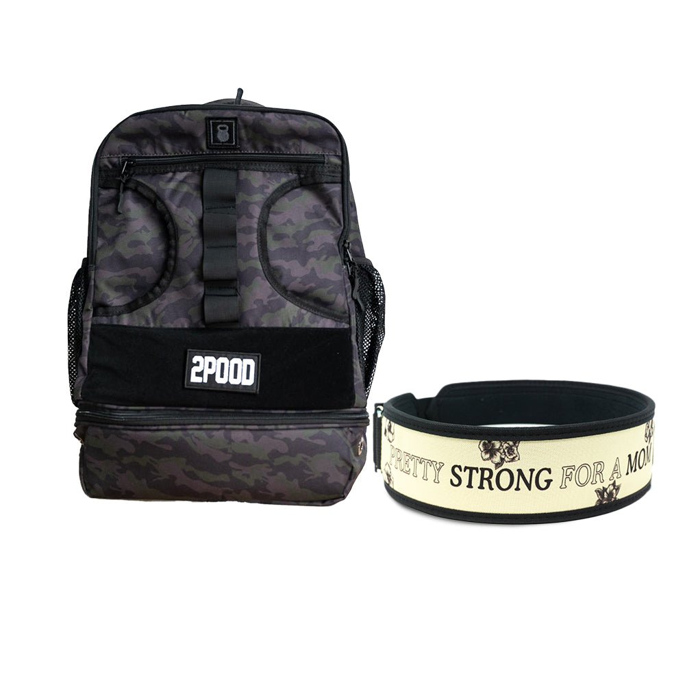 3" Pretty Strong for a Mom by Arielle Loewen Belt & Backpack 3.0 Bundle