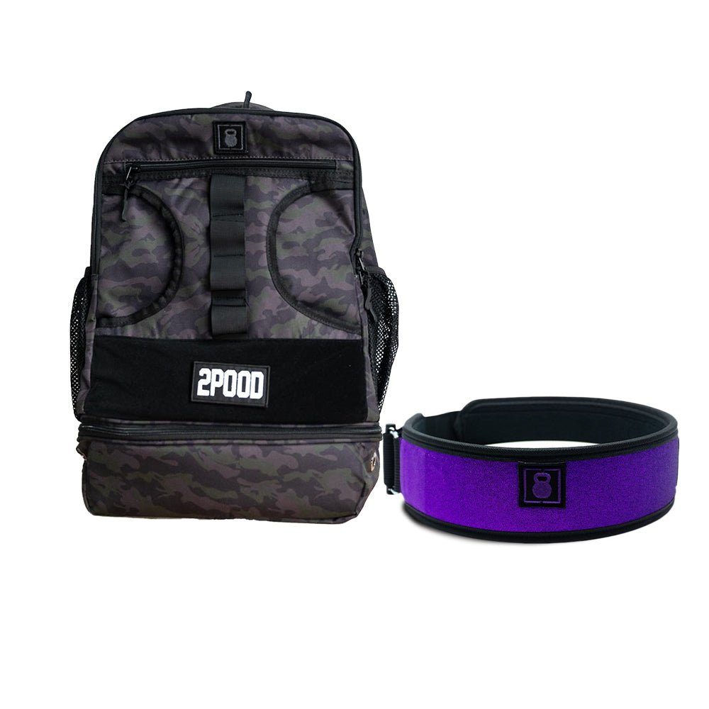 3" Purple Pulse Belt & Backpack 3.0 Bundle