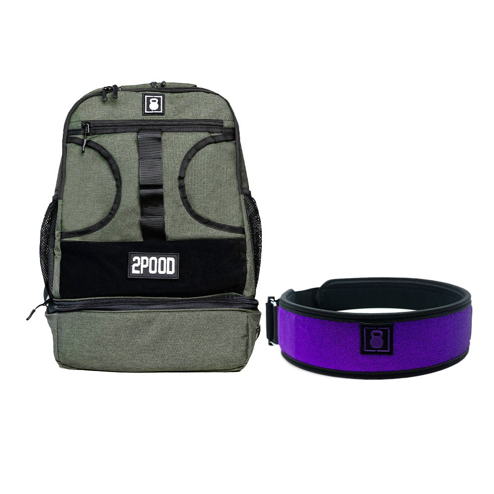 3" Purple Pulse Belt & Backpack 3.0 Bundle