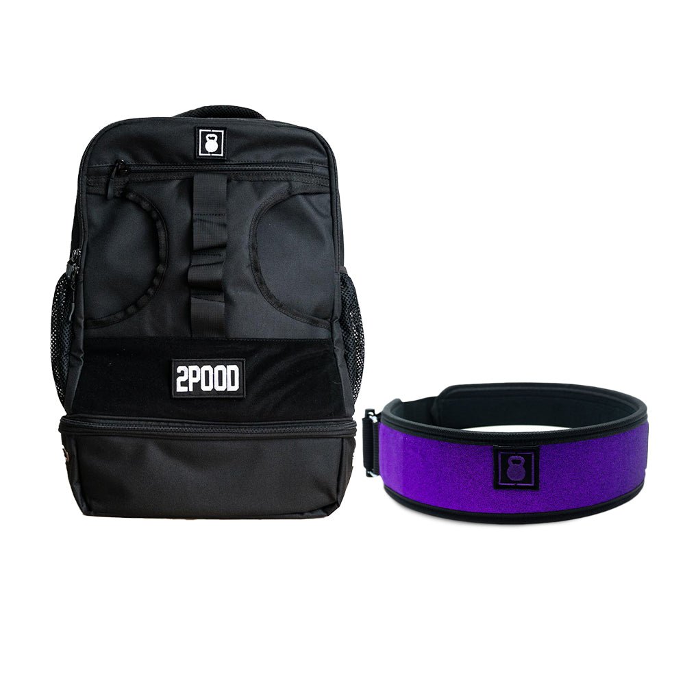 3" Purple Pulse Belt & Backpack 3.0 Bundle