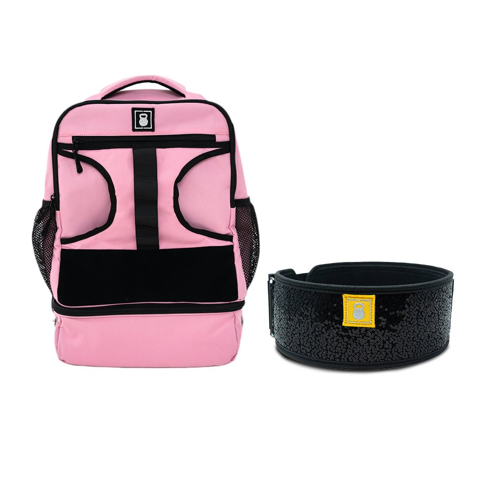 4" Black Magic (sparkle) Belt & Backpack 3.0 Bundle