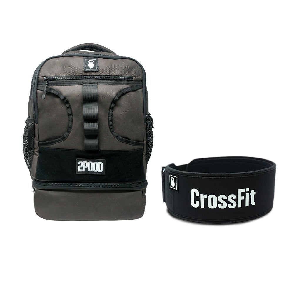 4" CrossFit Black Belt & Backpack 3.0 Bundle