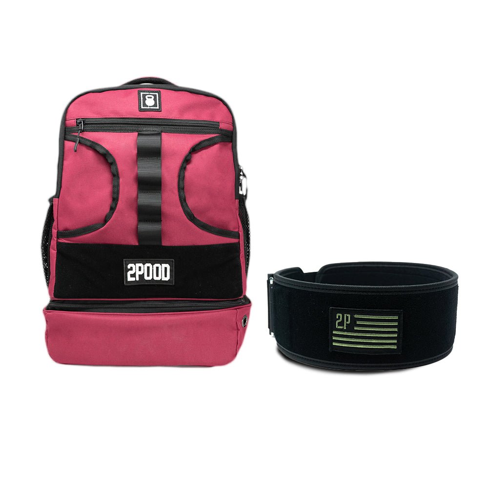 4" Green Velcro Patch Belt & Backpack 3.0 Bundle