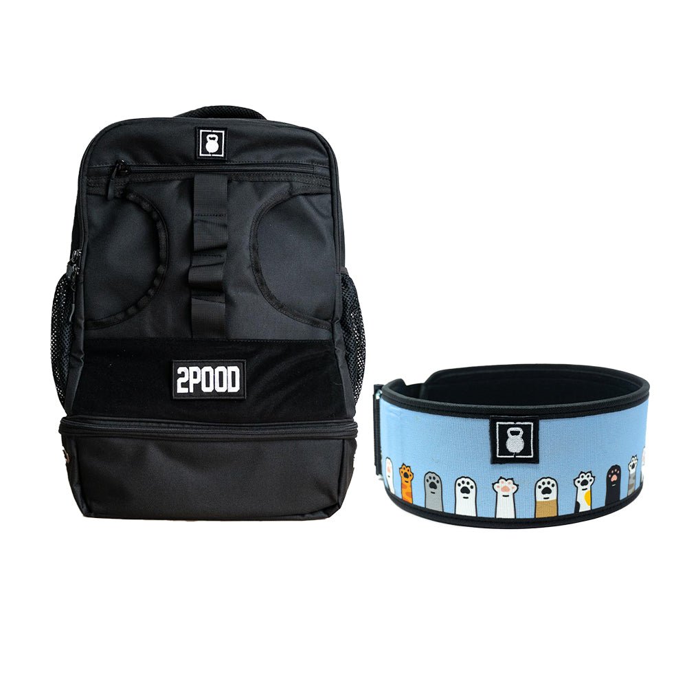 4" I'm Feline Good Belt & Backpack 3.0 Bundle - 2POOD
