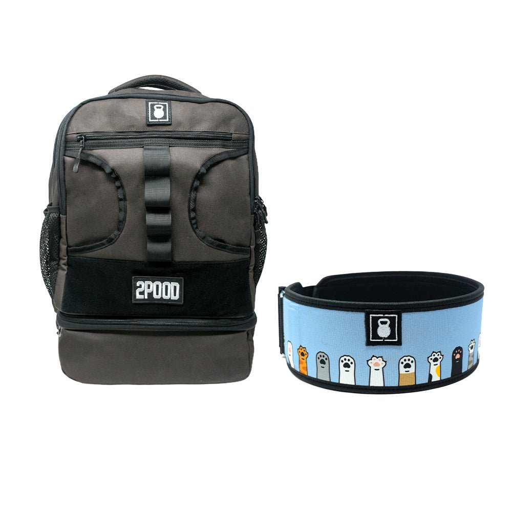 4" I'm Feline Good Belt & Backpack 3.0 Bundle