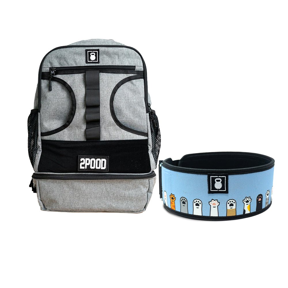 4" I'm Feline Good Belt & Backpack 3.0 Bundle - 2POOD