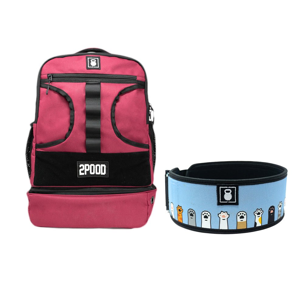 4" I'm Feline Good Belt & Backpack 3.0 Bundle