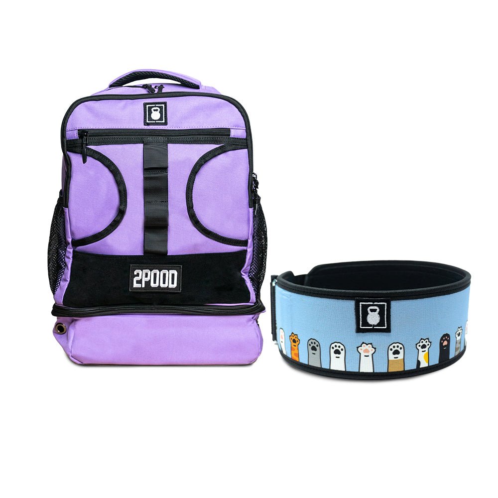 4" I'm Feline Good Belt & Backpack 3.0 Bundle - 2POOD