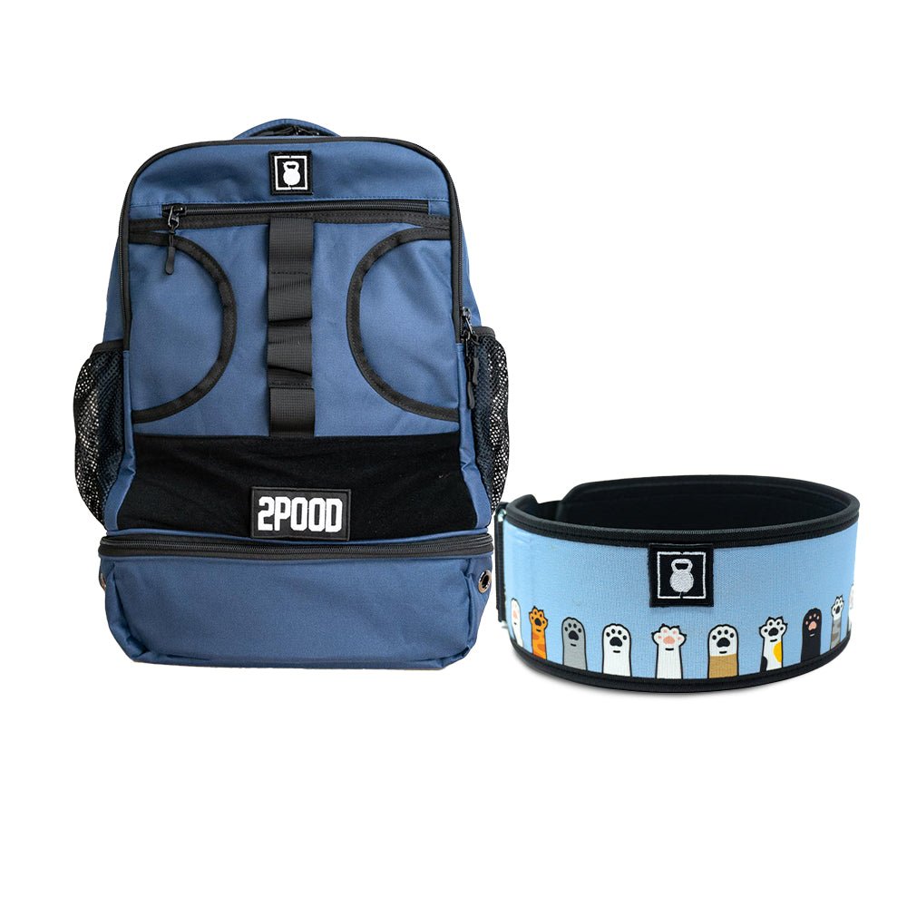 4" I'm Feline Good Belt & Backpack 3.0 Bundle - 2POOD