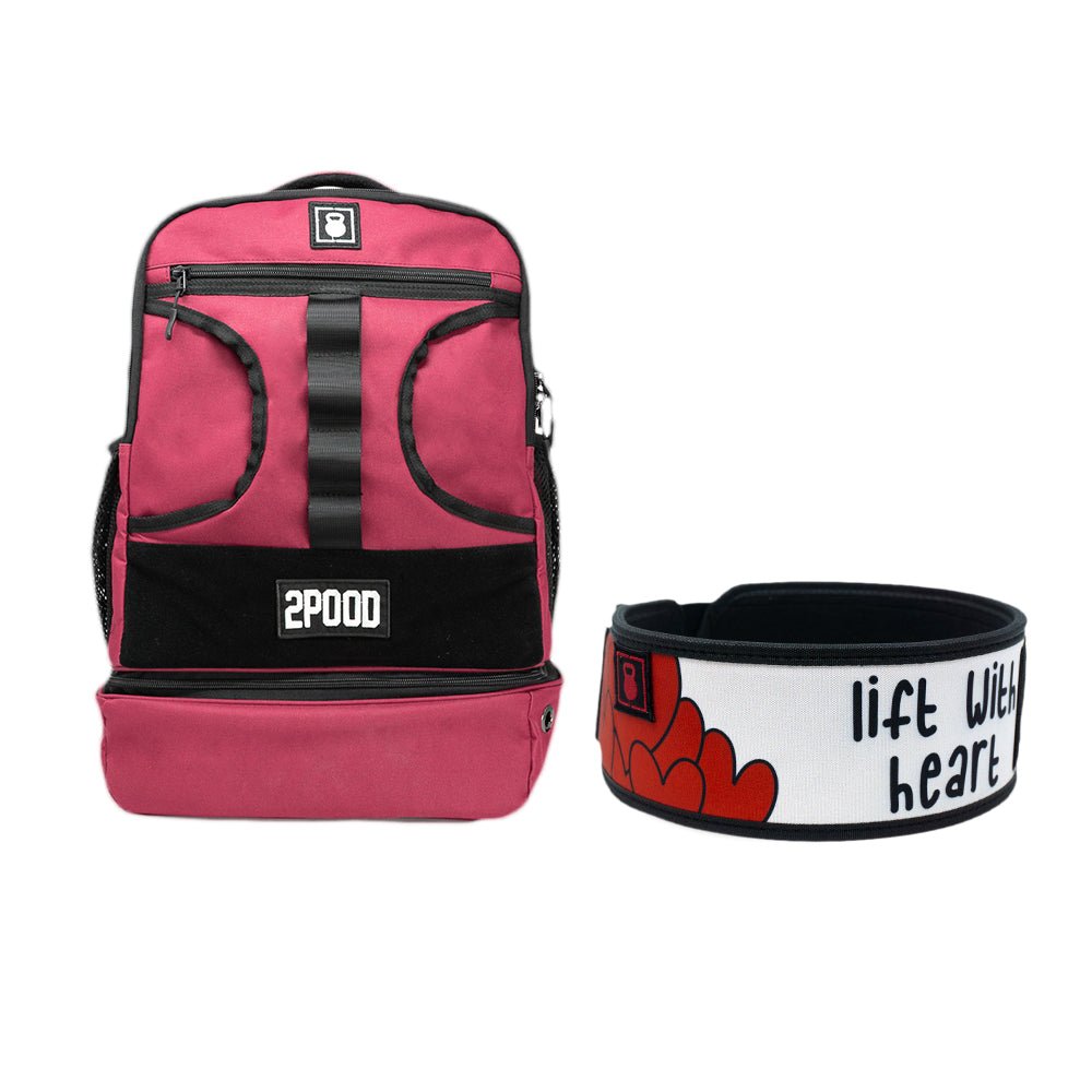 4" Lift With Heart Belt & Backpack 3.0 Bundle
