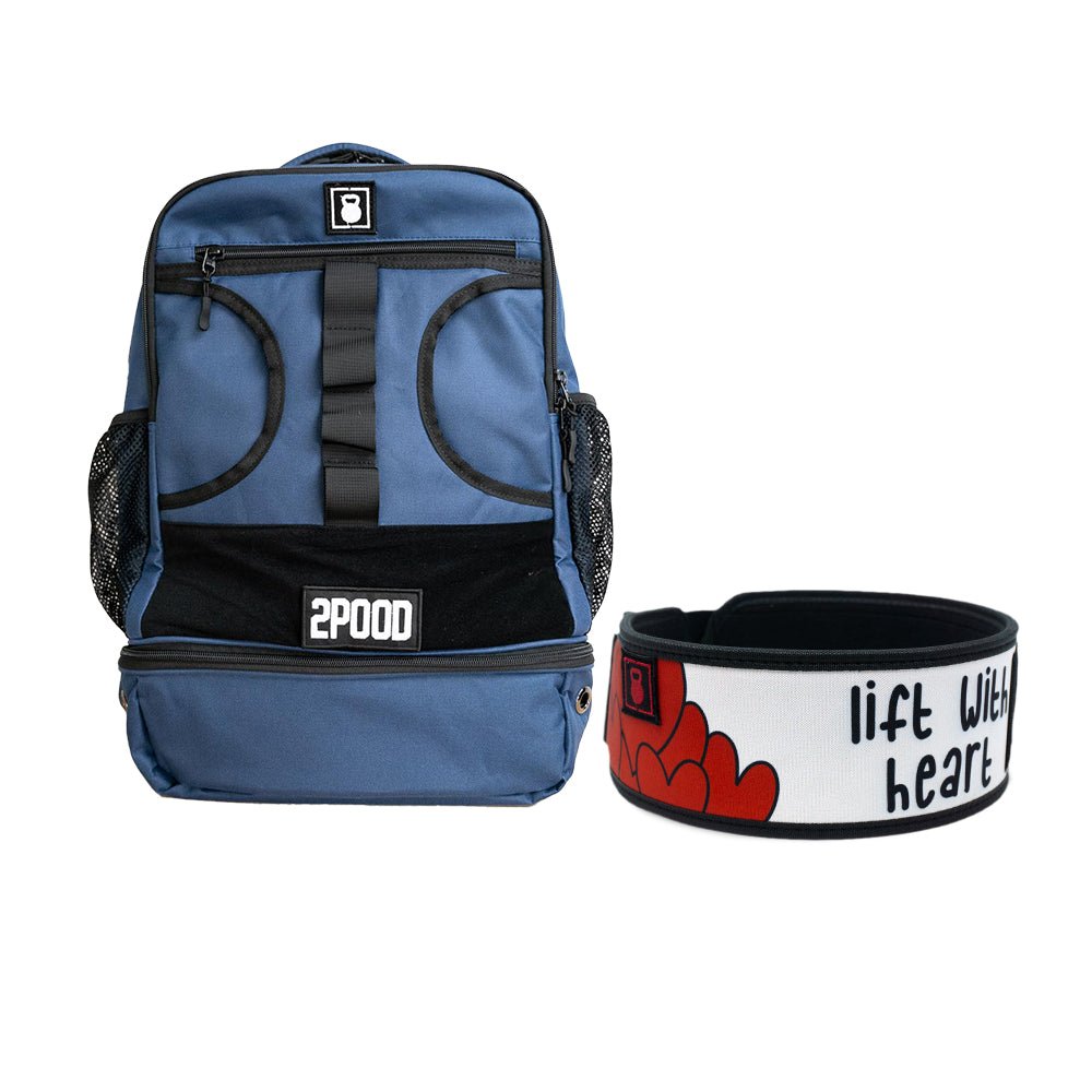 4" Lift With Heart Belt & Backpack 3.0 Bundle