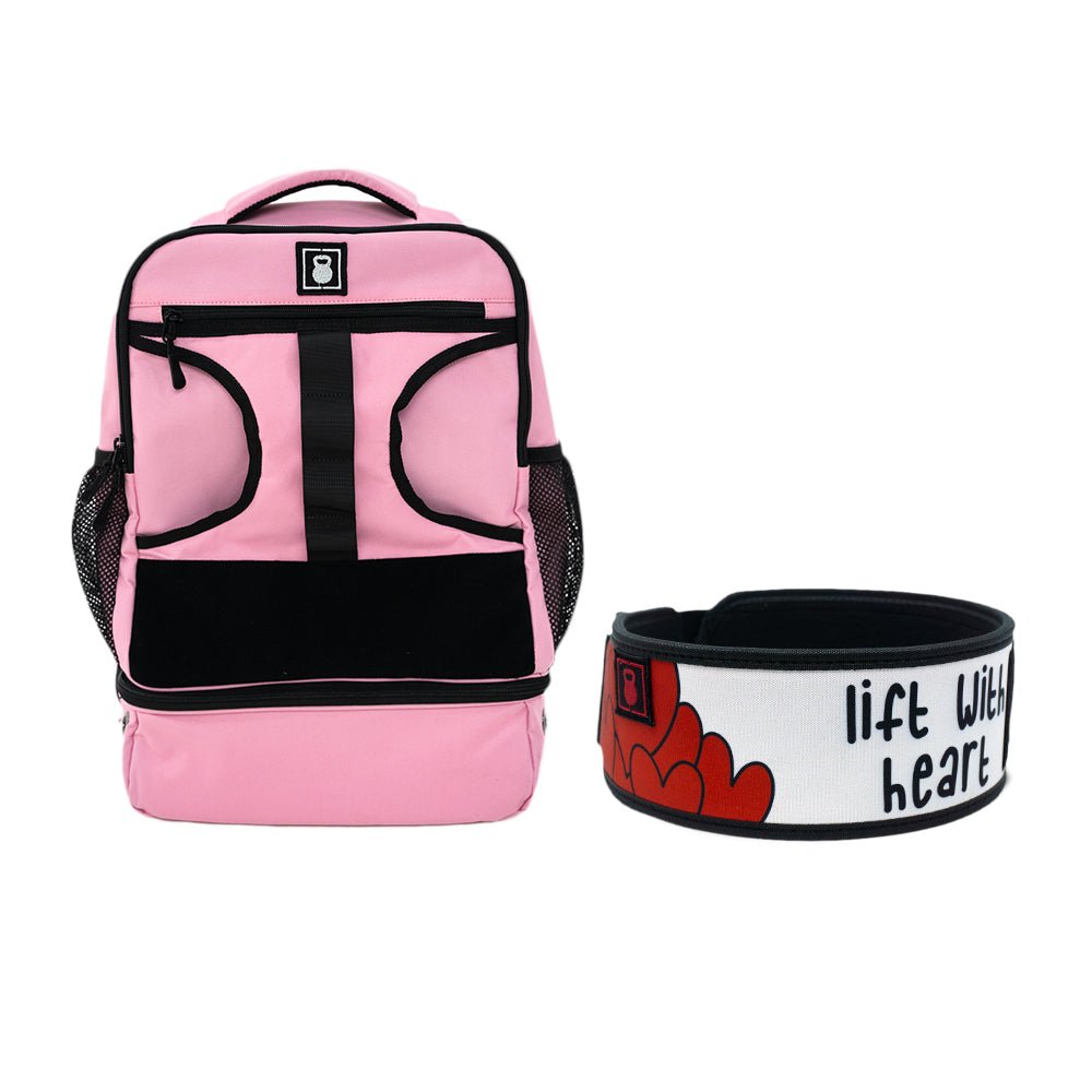 4" Lift With Heart Belt & Backpack 3.0 Bundle