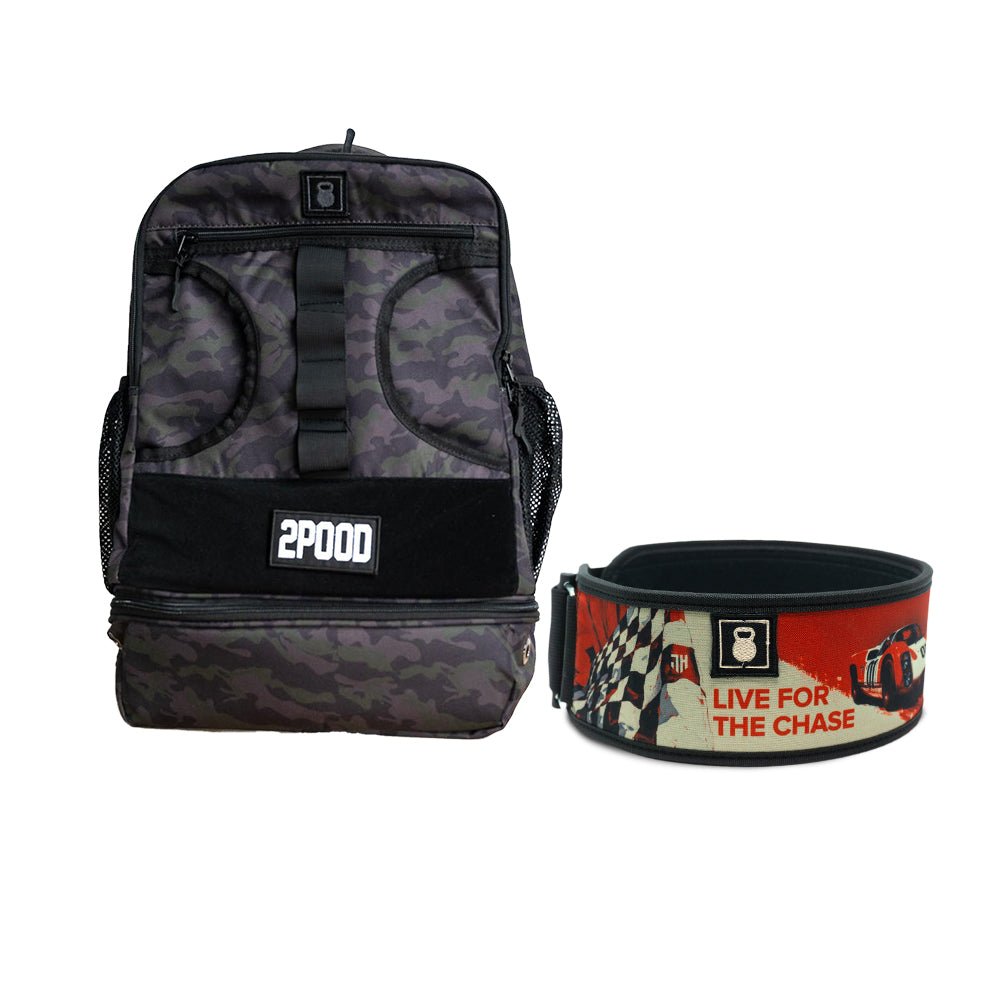 4" Live For The Chase by Jayson Hopper Belt & Backpack 3.0 Bundle