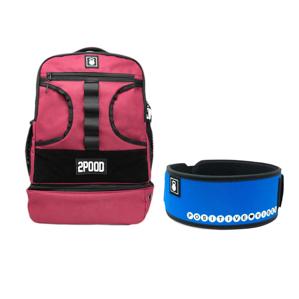 4" Positive Vibes by Alexis Raptis Belt & Backpack 3.0 Bundle