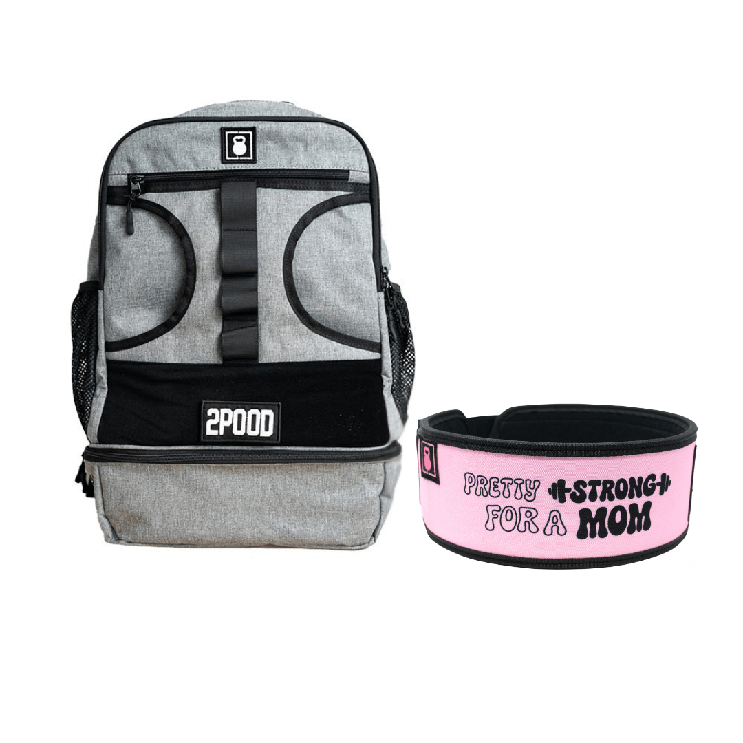 4" Pretty Strong for a Mom by Arielle Loewen Belt & Backpack 3.0 Bundle