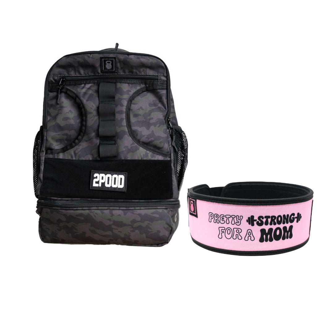 4" Pretty Strong for a Mom by Arielle Loewen Belt & Backpack 3.0 Bundle