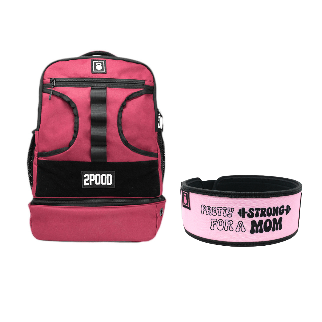 4" Pretty Strong for a Mom by Arielle Loewen Belt & Backpack 3.0 Bundle
