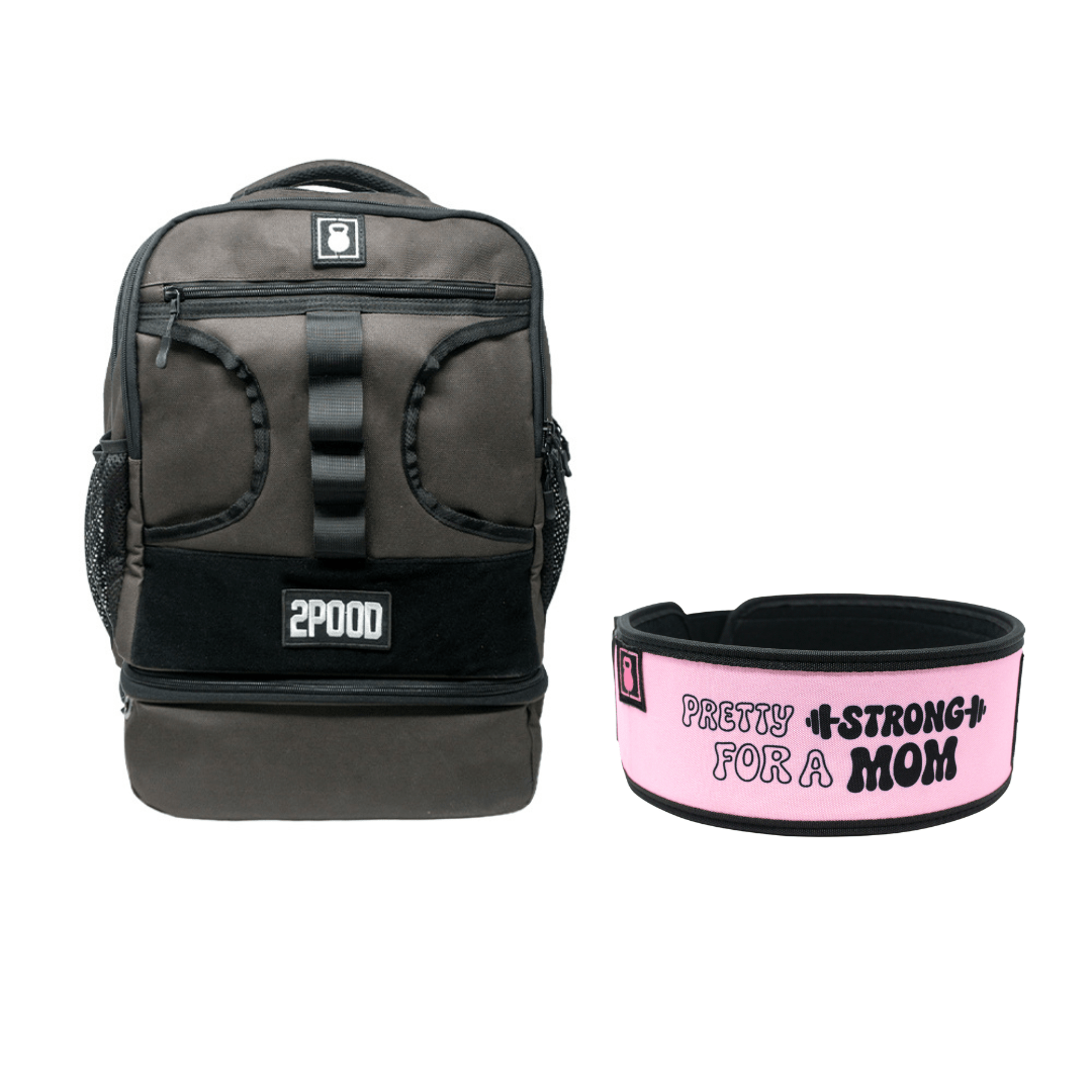 4" Pretty Strong for a Mom by Arielle Loewen Belt & Backpack 3.0 Bundle