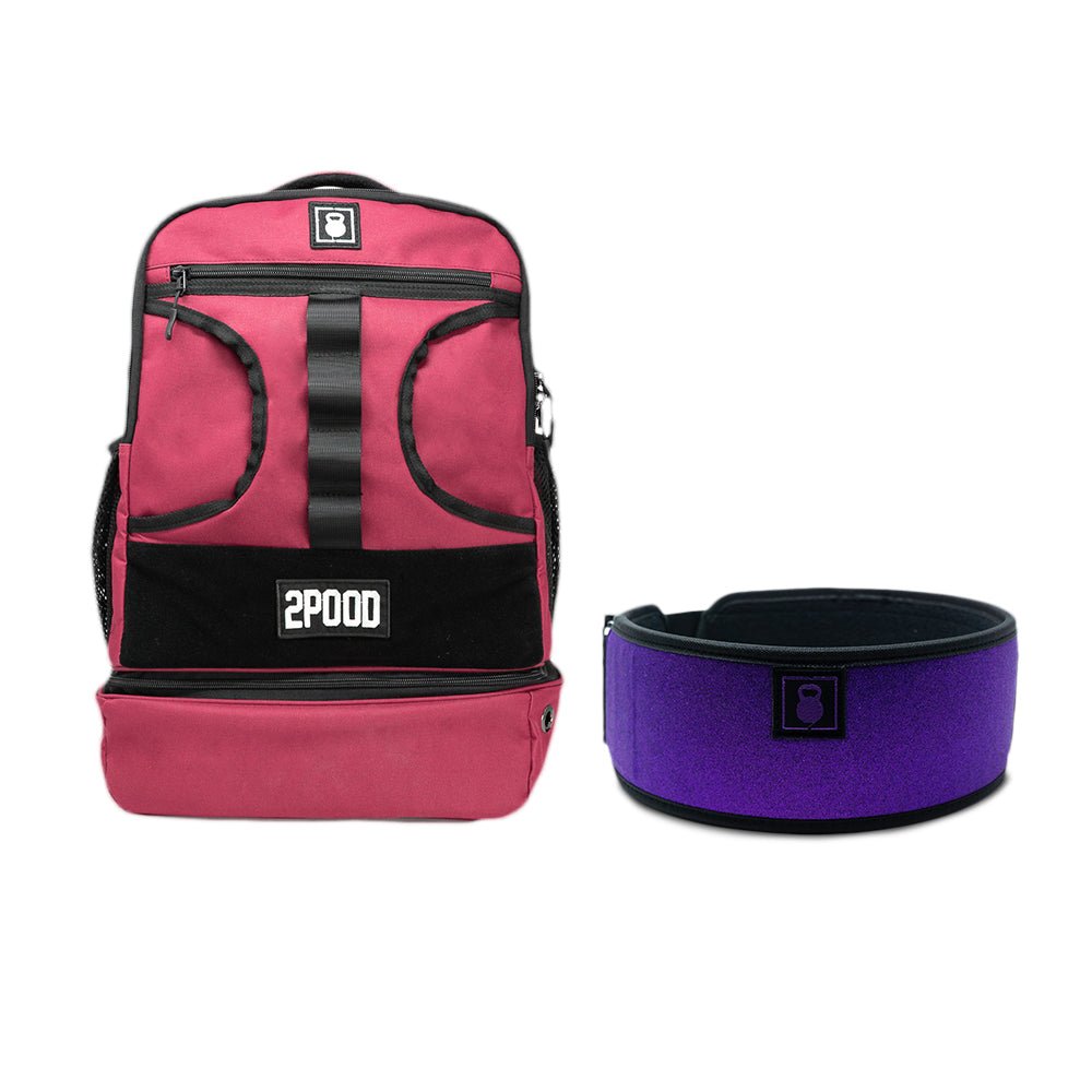 4" Purple Pulse Belt & Backpack 3.0 Bundle