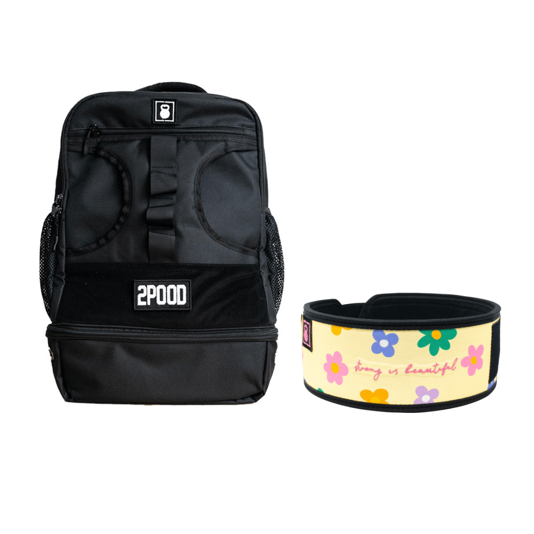 4" Strong Is Beautiful by Aimee Cringle Belt & Backpack 3.0 Bundle