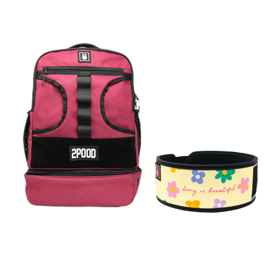 4" Strong Is Beautiful by Aimee Cringle Belt & Backpack 3.0 Bundle