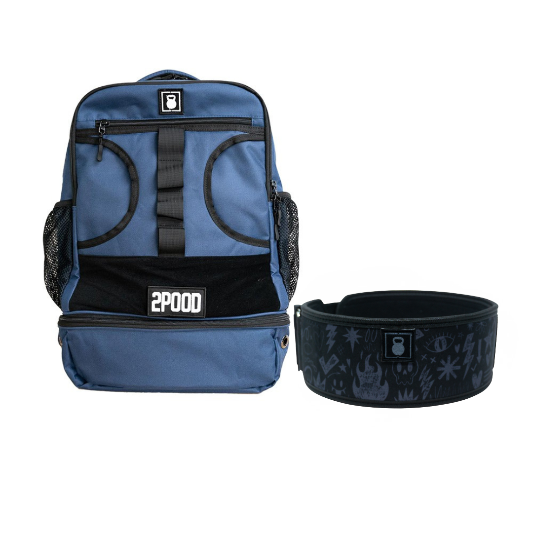 4" "What's My Lift Again?" Belt & Backpack 3.0 Bundle