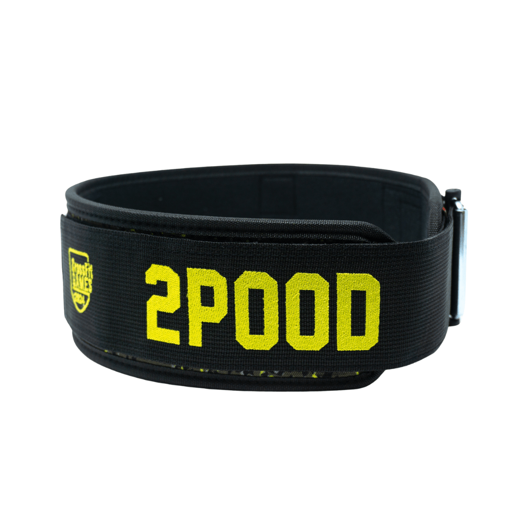 Black Camo CrossFit Season 4" Weightlifting Belt - 2POOD