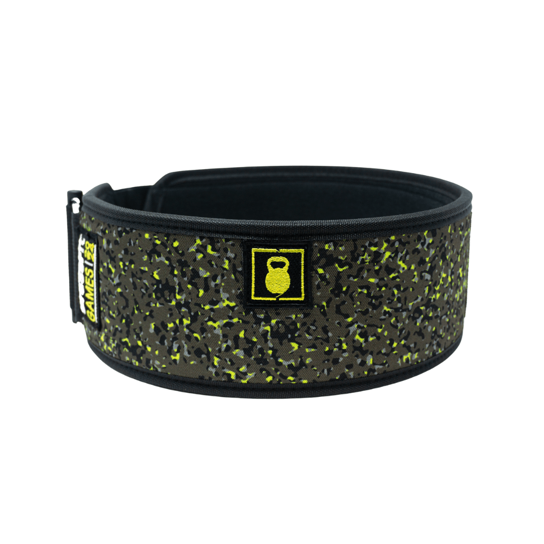 Black Camo CrossFit Season 4" Weightlifting Belt - 2POOD