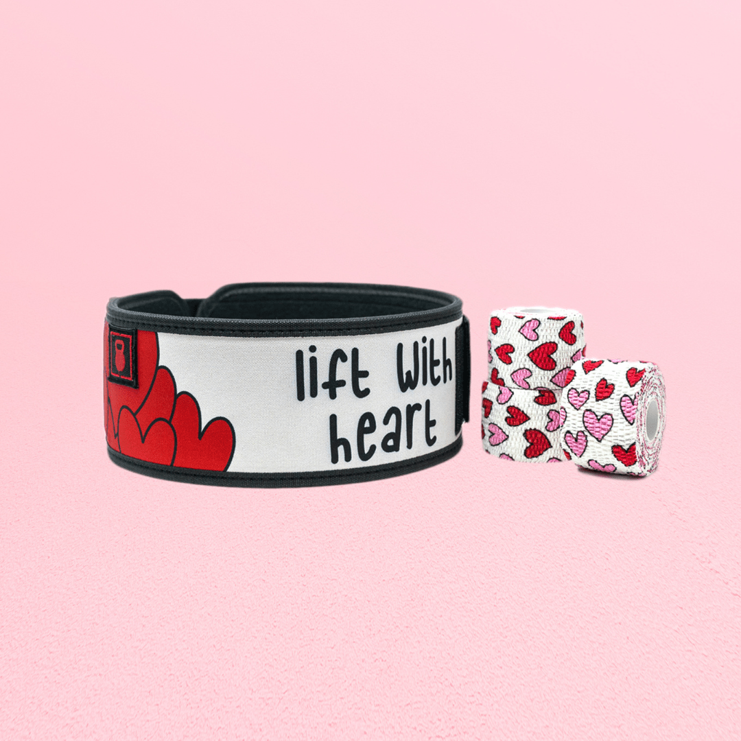 Lift With Heart 4" Weightlifting Belt