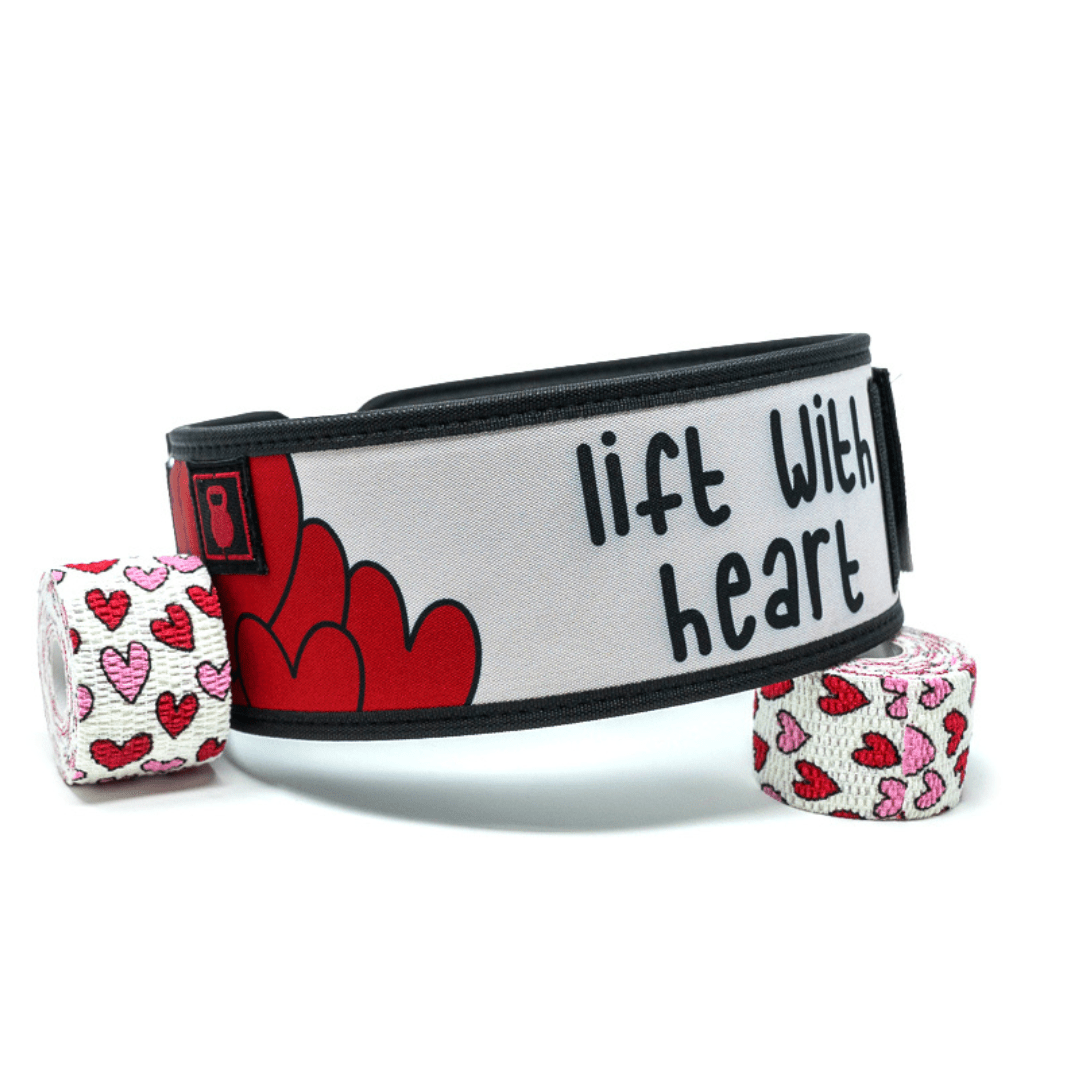 Lift With Heart 4" Weightlifting Belt