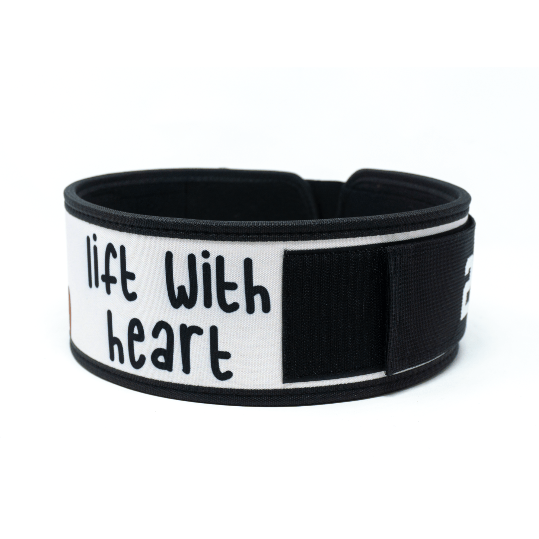 Lift With Heart 4" Weightlifting Belt