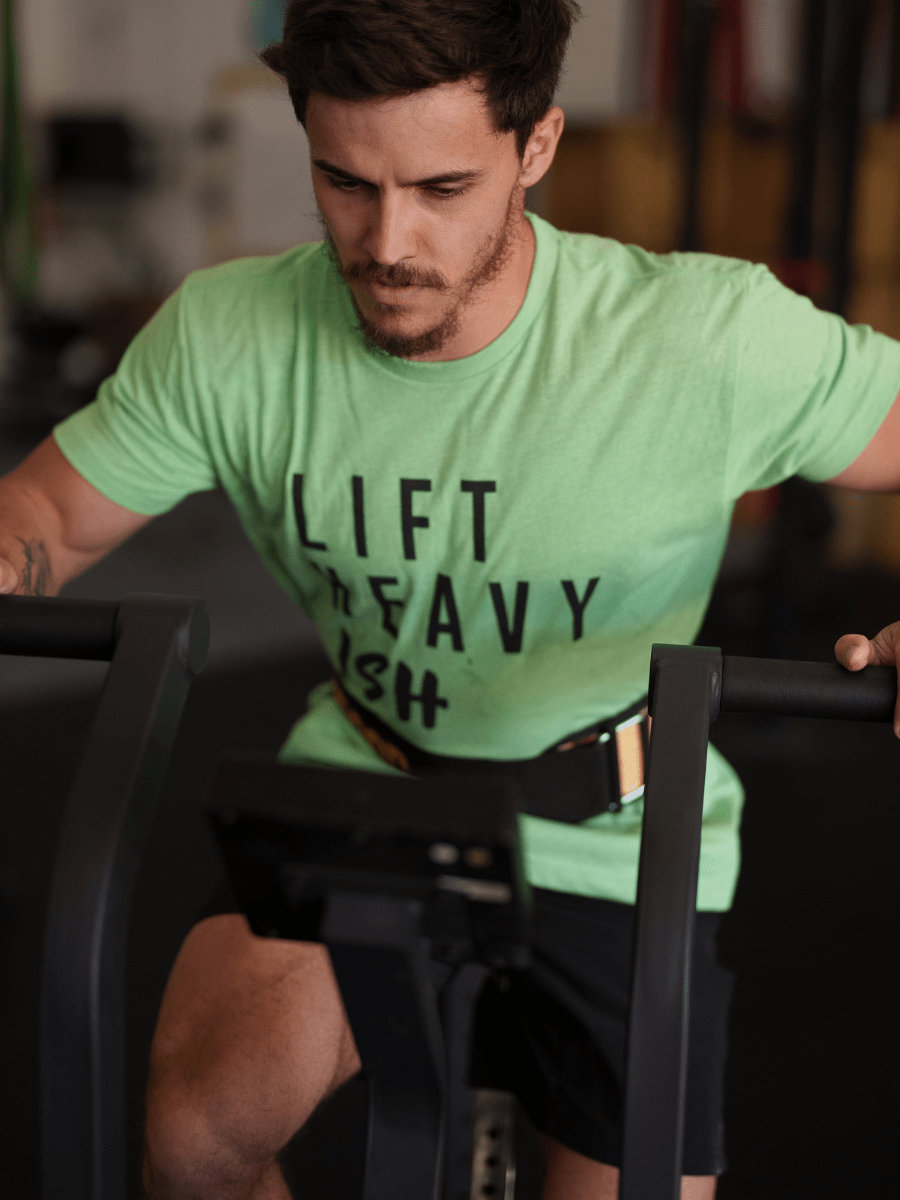 Lime Green Lift Heavy Ish T-Shirt - 2POOD