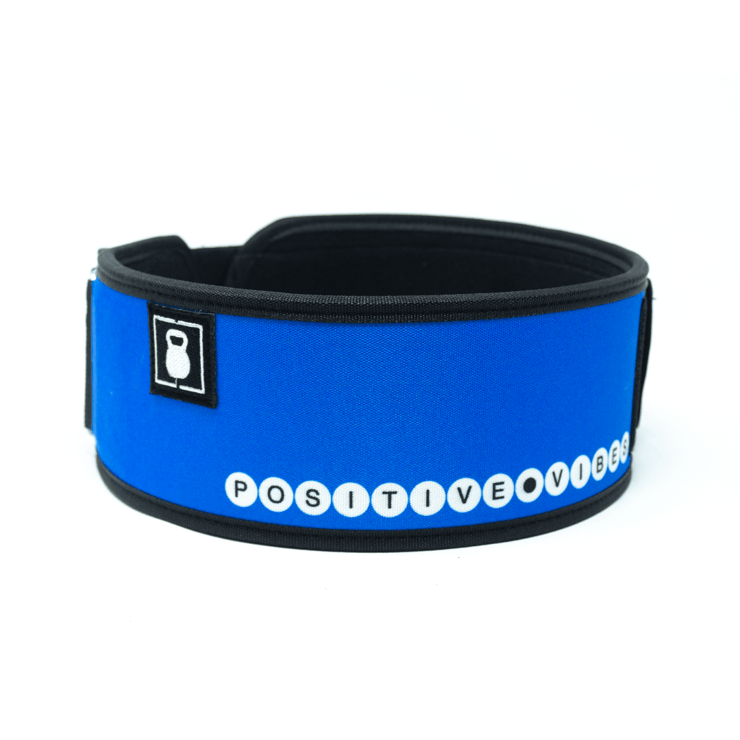 Positive Vibes by Alexis Raptis 4" Weightlifting Belt