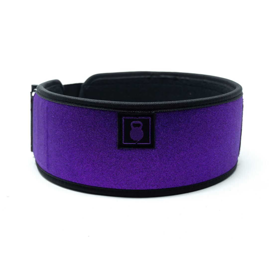 Of Two Minds Black/Purple Embroidered Belt Of Two Minds Black/Purple Embroidered Belt main image 3