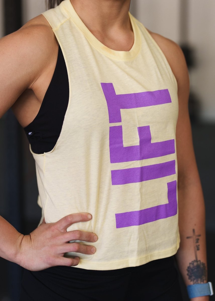 Yellow LIFT Muscle Tank - 2POOD