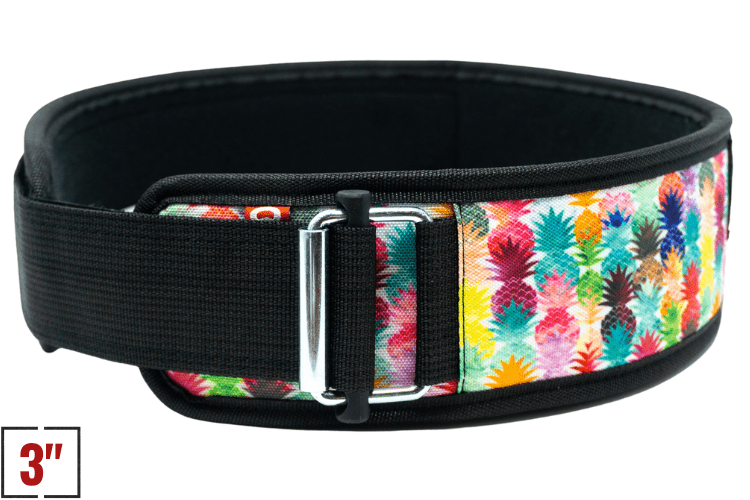 3" Petite Pineapple Weightlifting Belt - 2POOD