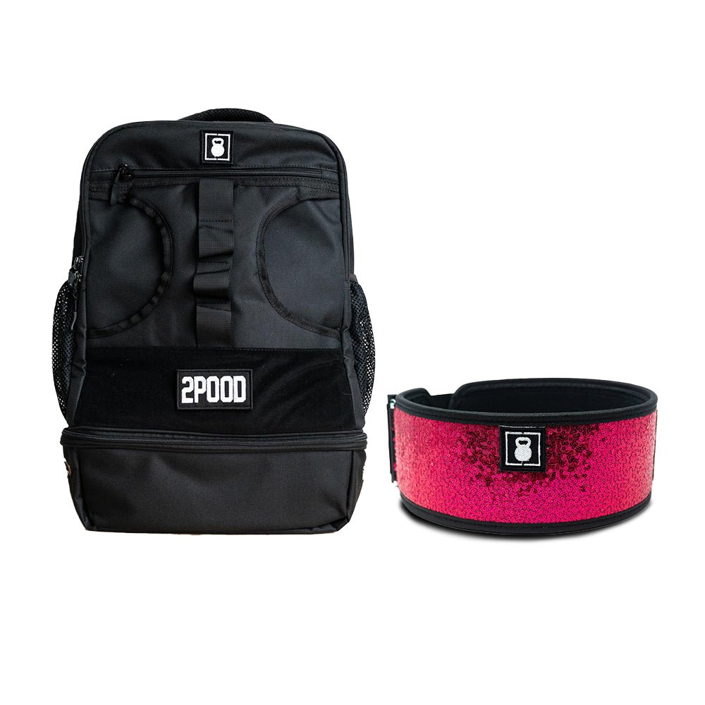 4" Bombshell (sparkle) Belt & Backpack 3.0 Bundle - 2POOD