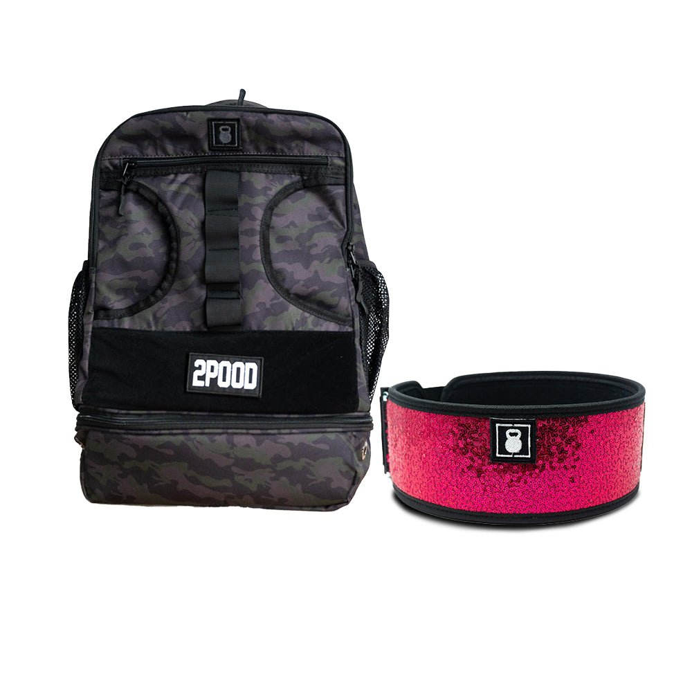 4" Bombshell (sparkle) Belt & Backpack 3.0 Bundle - 2POOD
