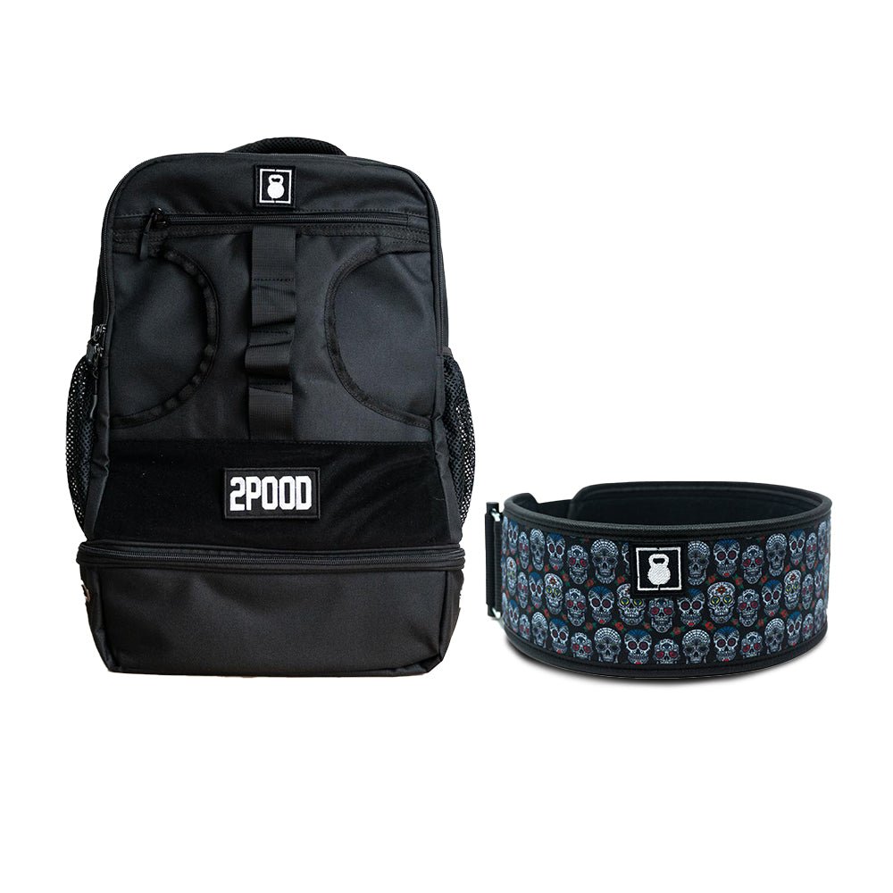 4" Day of the Deadlifts Belt & Backpack 3.0 Bundle - 2POOD