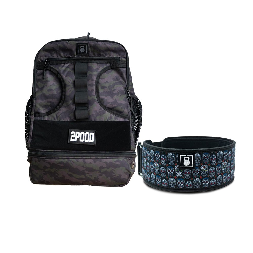 4" Day of the Deadlifts Belt & Backpack 3.0 Bundle - 2POOD