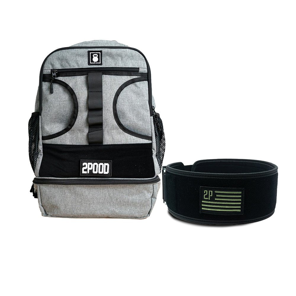 4" Green Velcro Patch Belt & Backpack 3.0 Bundle - 2POOD