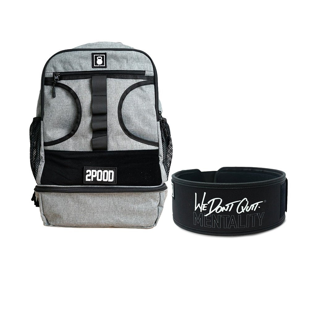 4" We Don't Quit by Craig Richey Belt & Backpack 3.0 Bundle - 2POOD