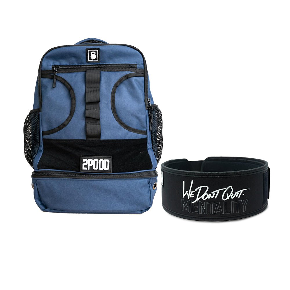 4" We Don't Quit by Craig Richey Belt & Backpack 3.0 Bundle - 2POOD