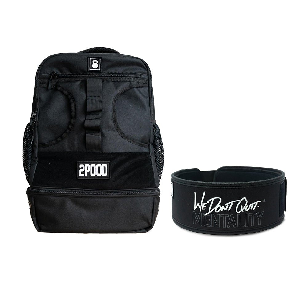 4" We Don't Quit by Craig Richey Belt & Backpack 3.0 Bundle - 2POOD