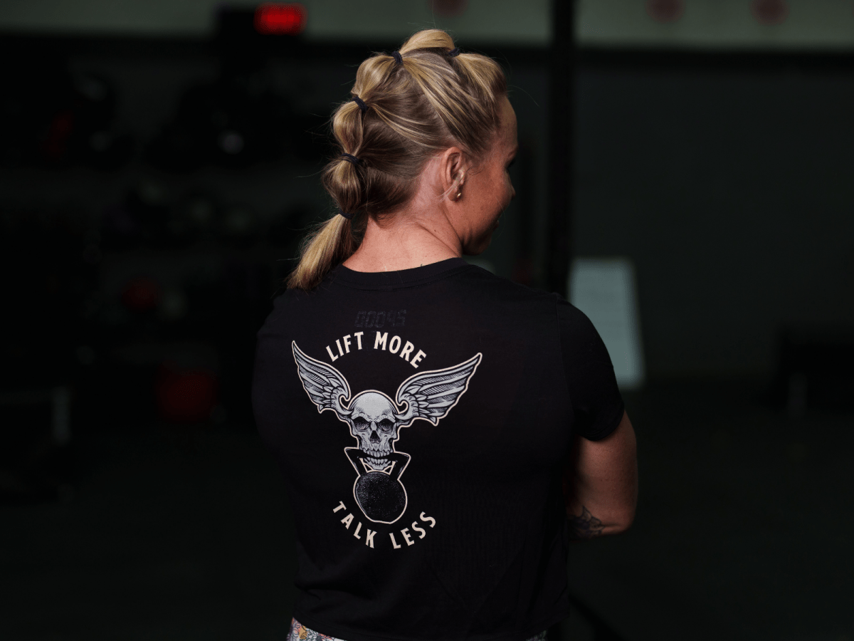 Black Lift More Crop Top - 2POOD