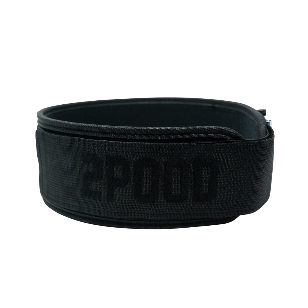 Black Velcro Patch 4" Weightlifting Belt - 2POOD
